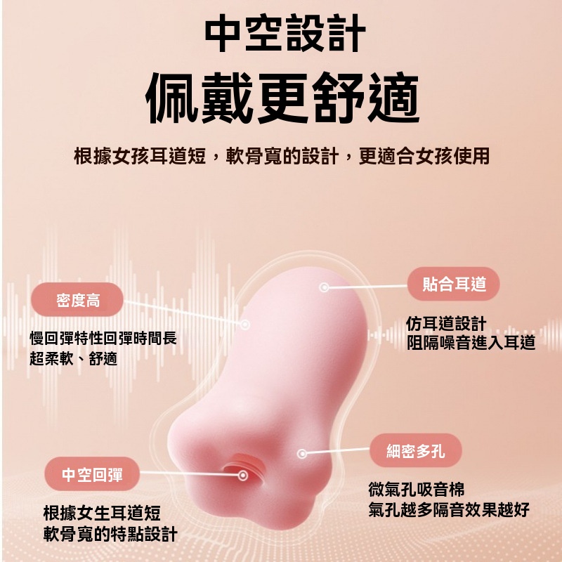 花朵睡眠耳塞